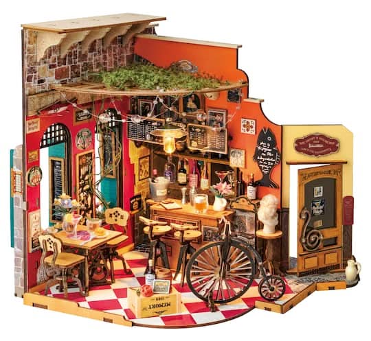 Rolife Cheers Bar & Dining Diy Miniature House Kit