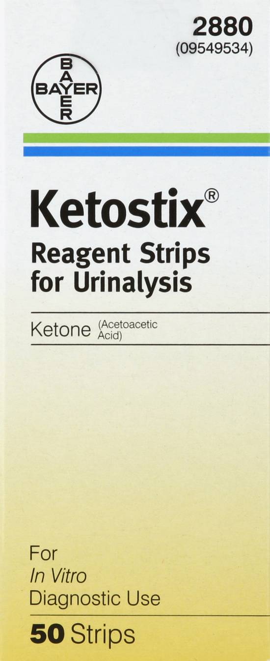 Ketostix Reagent Strips For Urinalysis (50 ct)