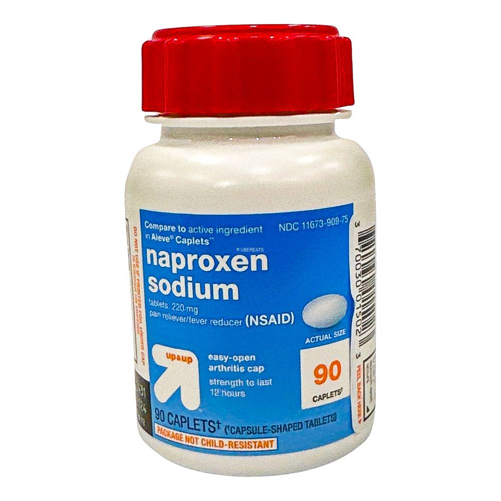 Naproxen NSAID Sodium Tablets - 90ct - up & up™