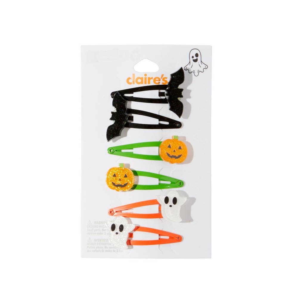 Claire's Halloween Hair Barrettes (6 ct)