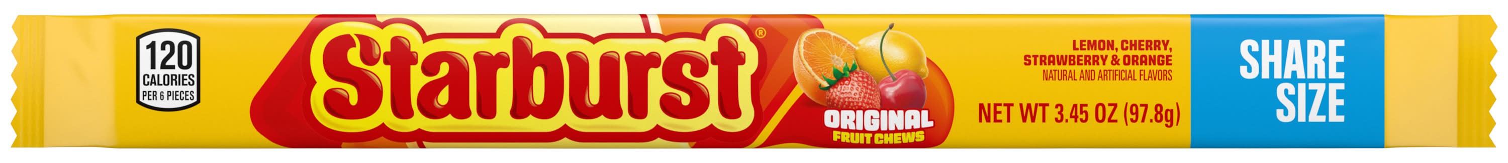 Starburst Fruit Chews, Original (3.45 oz)