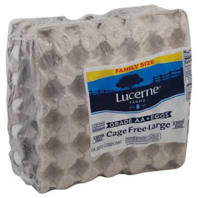 Lucerne Cage Free Grade a Large Eggs (60 ct)