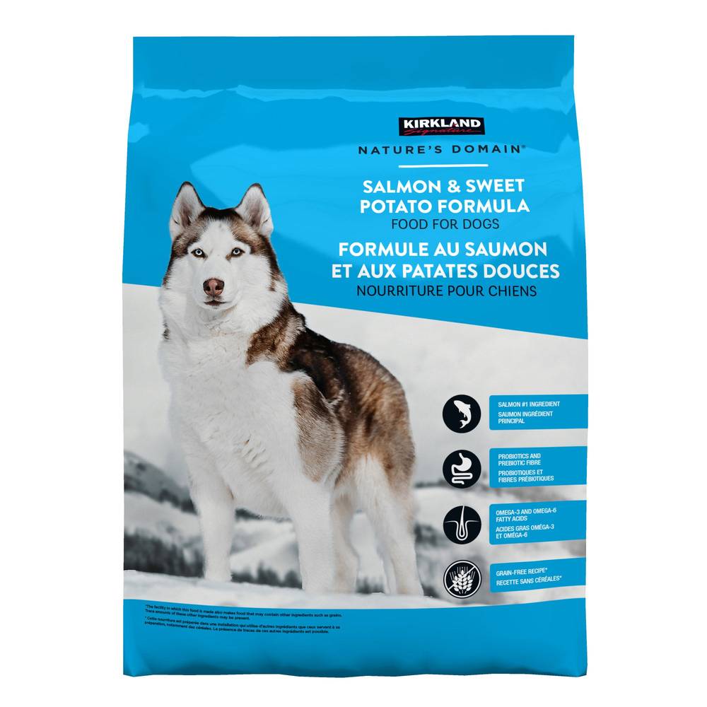 Kirkland Signature – Nourriture Pour Chien À La Farine De Saumon Et À La Patate Douce Nature’S