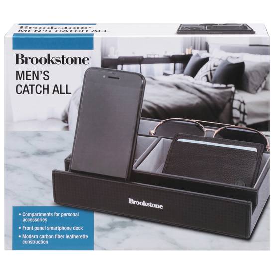 Brookstone Compartments For Personal Accessories Men's Catch All (black)