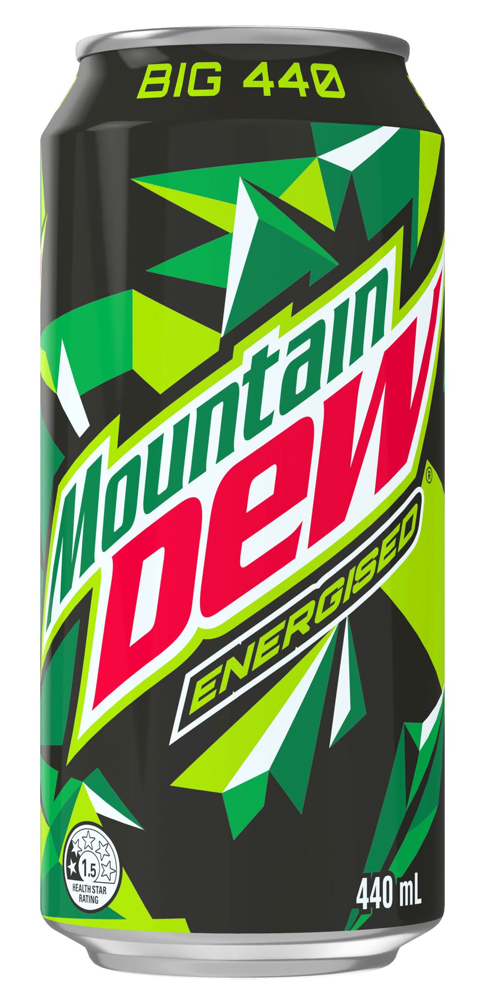Mountain Dew Energised Soft Drink (440mL)