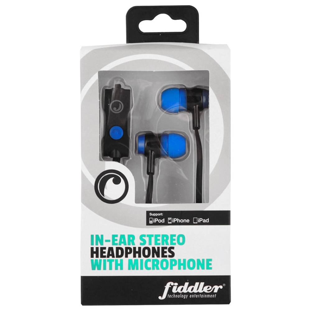 Fiddler audífonos earbud con micrófono (1 u)