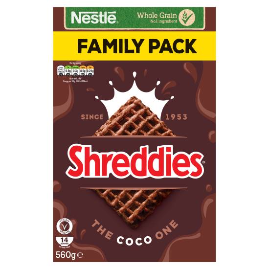 Nestlé Shreddies the Cocoa One Flavoured Malted Cereal