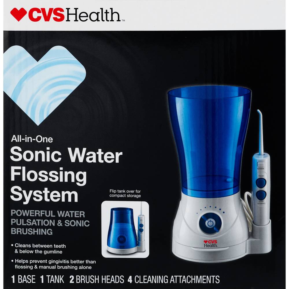 Cvs Health All-In-One Sonic Water Flossing System