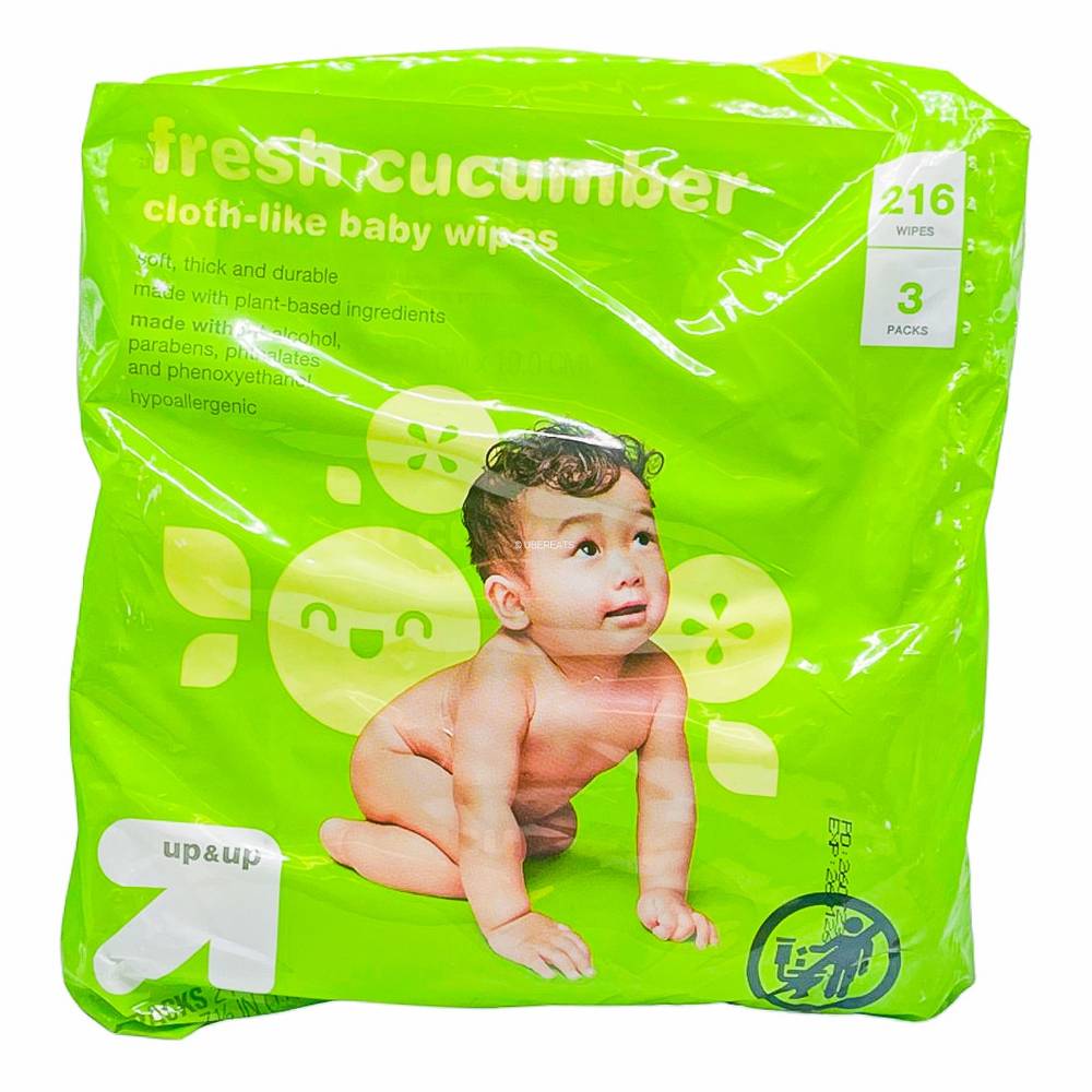 Up&Up Fresh Cucumber Baby Wipes (216 ct)