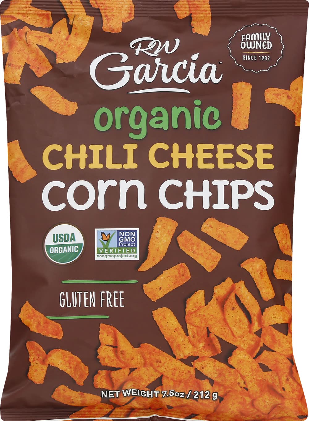 RW García Organic Chili Cheese Corn Chips (7.5 oz)
