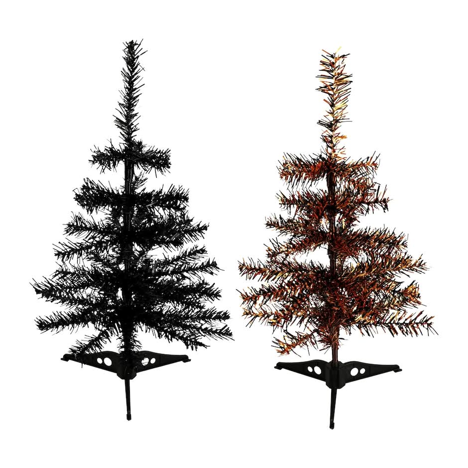 Seasonal Collection Halloween Themed Mini Decorative Tree (2 ct)