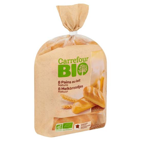 Carrefour Bio Pains au Lait Nature 8 x 35 g