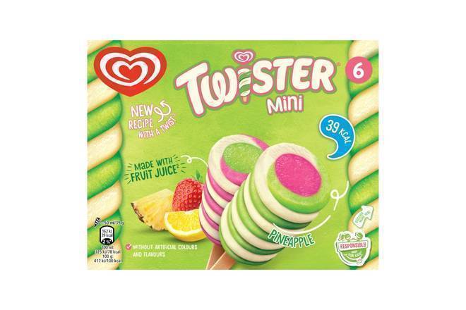 Heartbrand Fruit, Twister Ice Lolly Mini (6 pack)