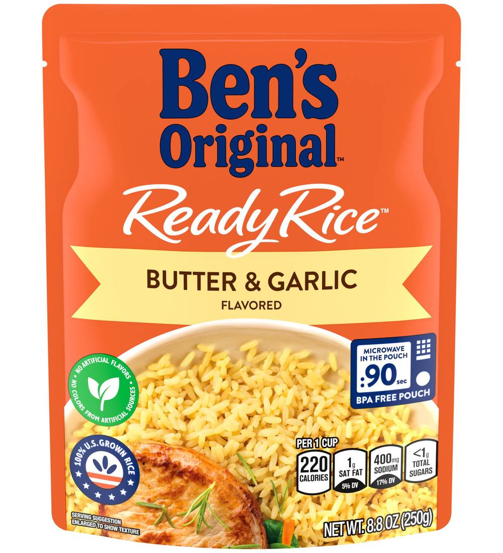 Ben's Original Ready Rice Butter & Garlic Flavored Rice (8.8 oz)