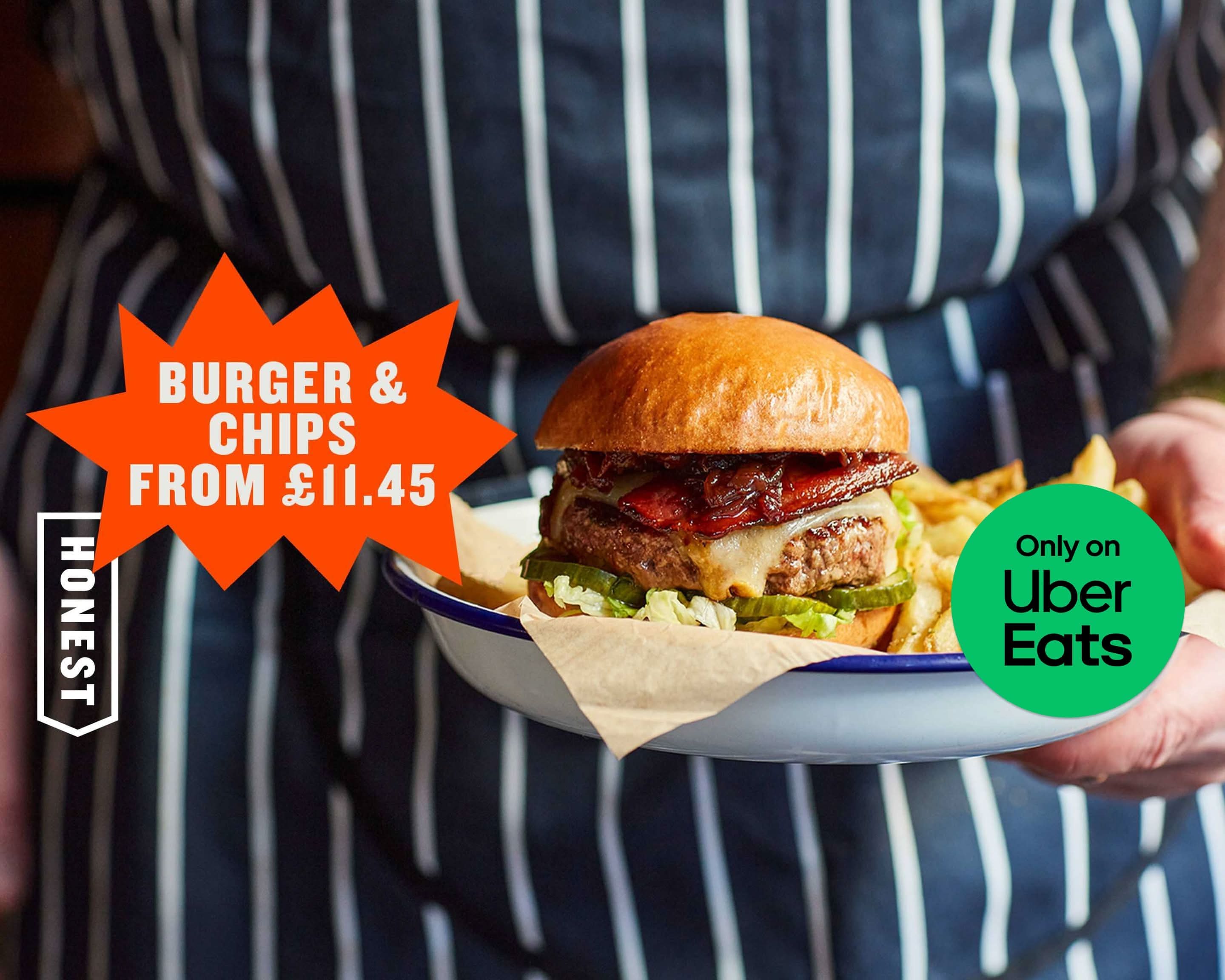 Honest Burgers (Bank) Menu Deals & Prices - London Delivery - Order ...