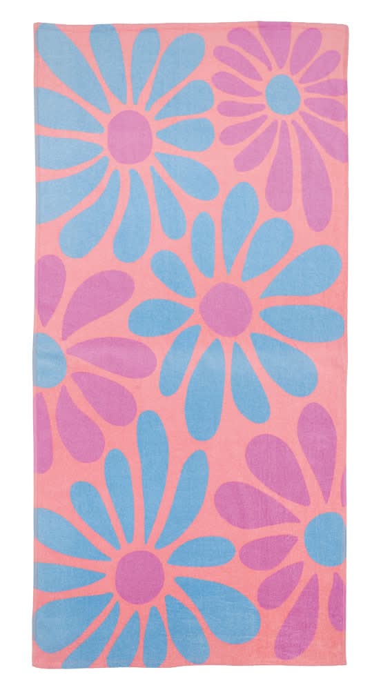 KIRKTON HOUSE Floral Beach Towel - 30" X 60"
