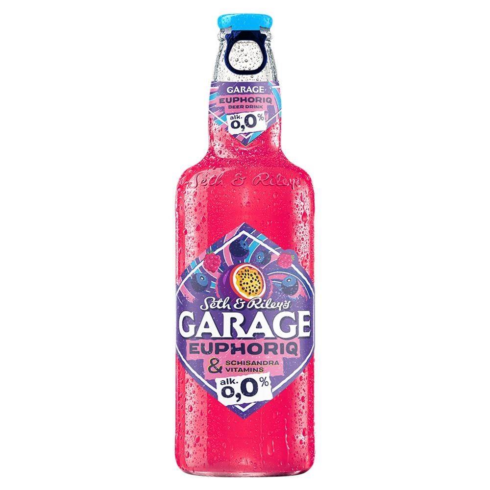 Seth & Riley's Garage Euphoriq Bezalkoholowy napój piwny o smaku jagód i marakui 400 ml