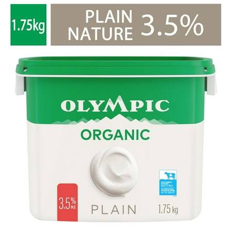 Olympic Organic Biologique Balkan Style Plain Yogurt 3.5% (1.75 kg)