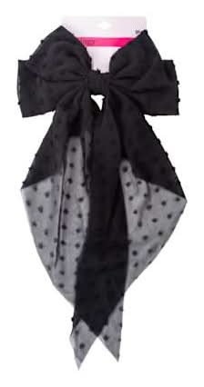Large Bow Black