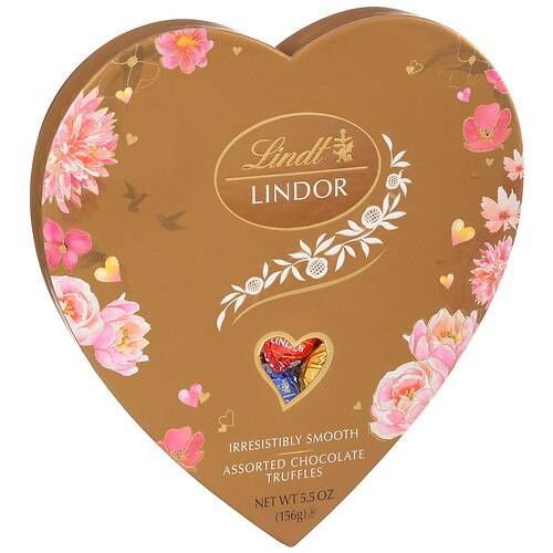 Order Lindor Valentine's Chocolate Heart - 5.5 oz food online from Walgreens store, Monroe on bringmethat.com