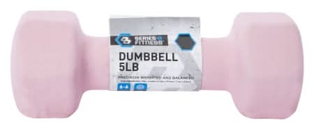 Series-8 Fitness™ 5lb Dumbbell Pink