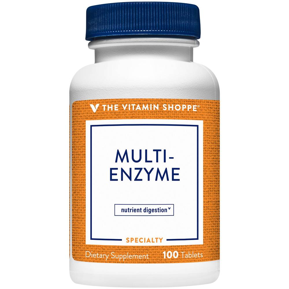 Multi-Enzyme Digestive Formula With 30Mg Ox Bile Powder (100 Tablets)