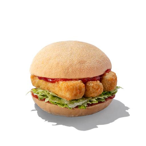 Fish Finger Sandwich with Ketchup