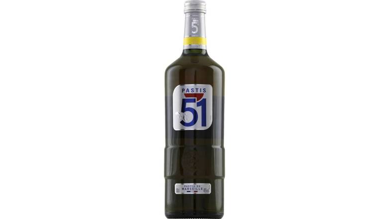 Pastis 51 Pastis de Marseille 45% vol. La bouteille de 1L