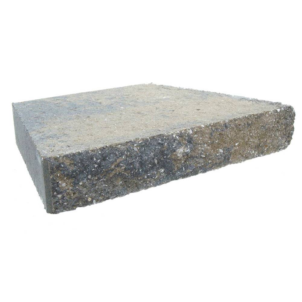 3-in H x 16-in L x 10-in D Gray/Charcoal Concrete Retaining Wall Cap | 17H2710GCH