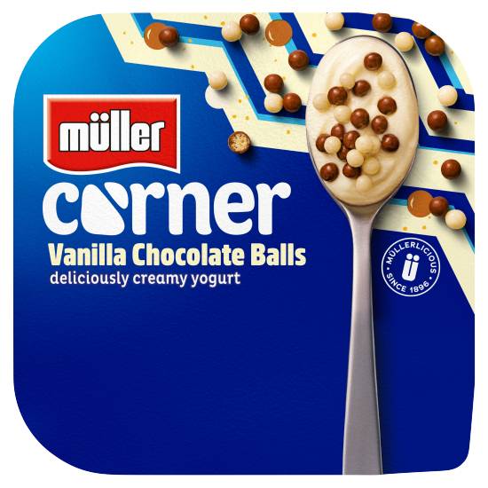 Müller Corner Delicious, Creamy Yogurt Vanilla Chocolate Balls 124g