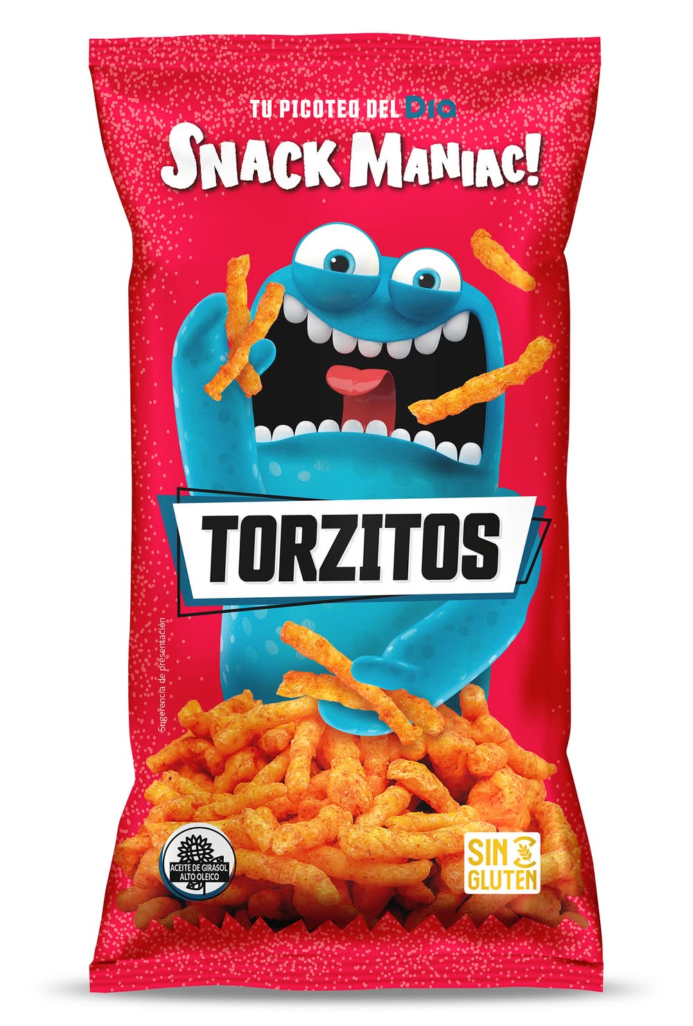 Torzitos Sabor Queso Snack Maniac De Dia Bolsa 120 G
