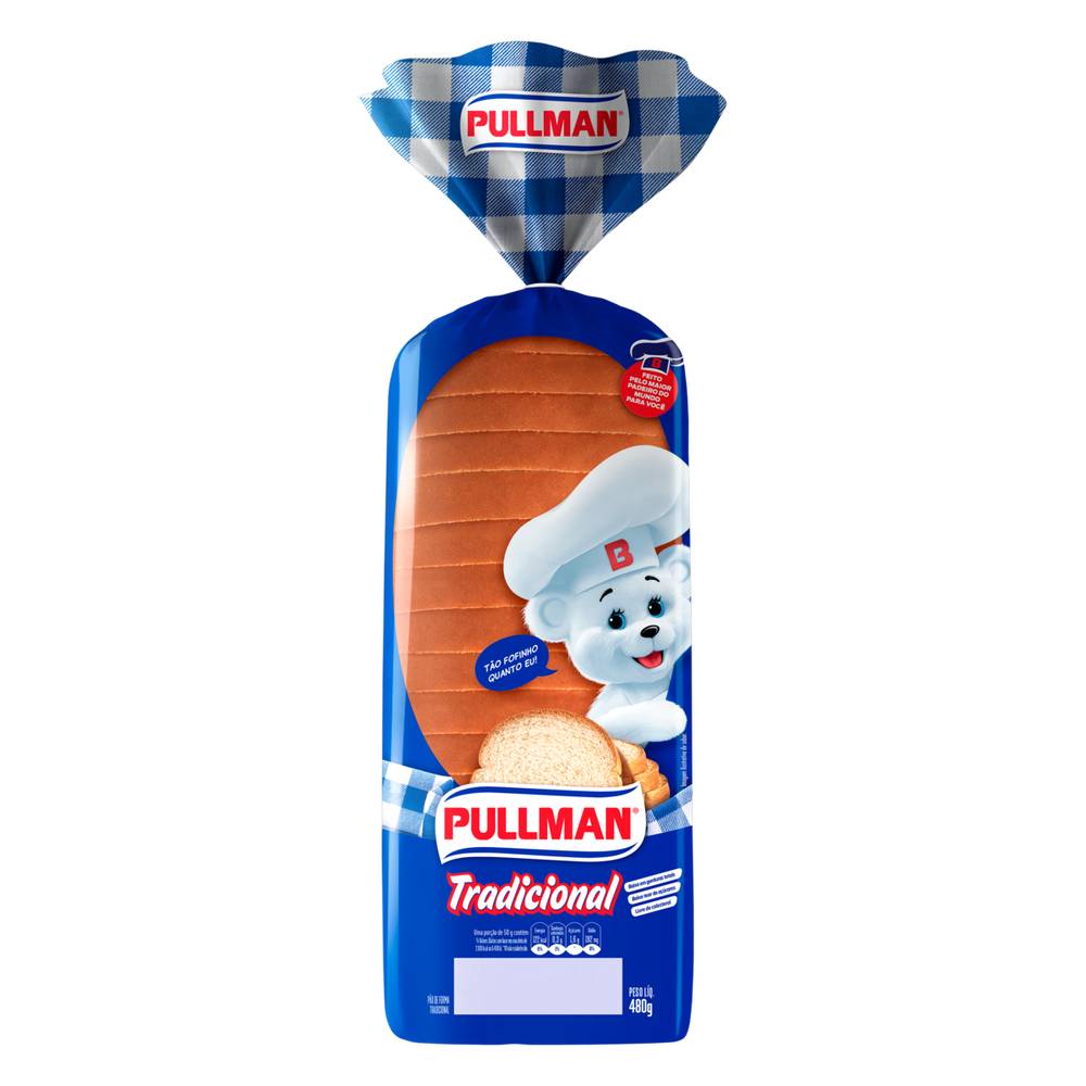 Pullman pão de forma tradicional (480 g)