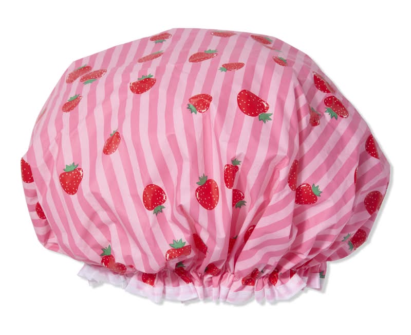 Ulta Beauty Collection Shower Cap Strawberry Stripes 1 ct
