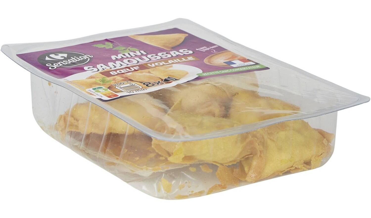 Carrefour Sensation - Mini samossas volaille et bœuf (220g)