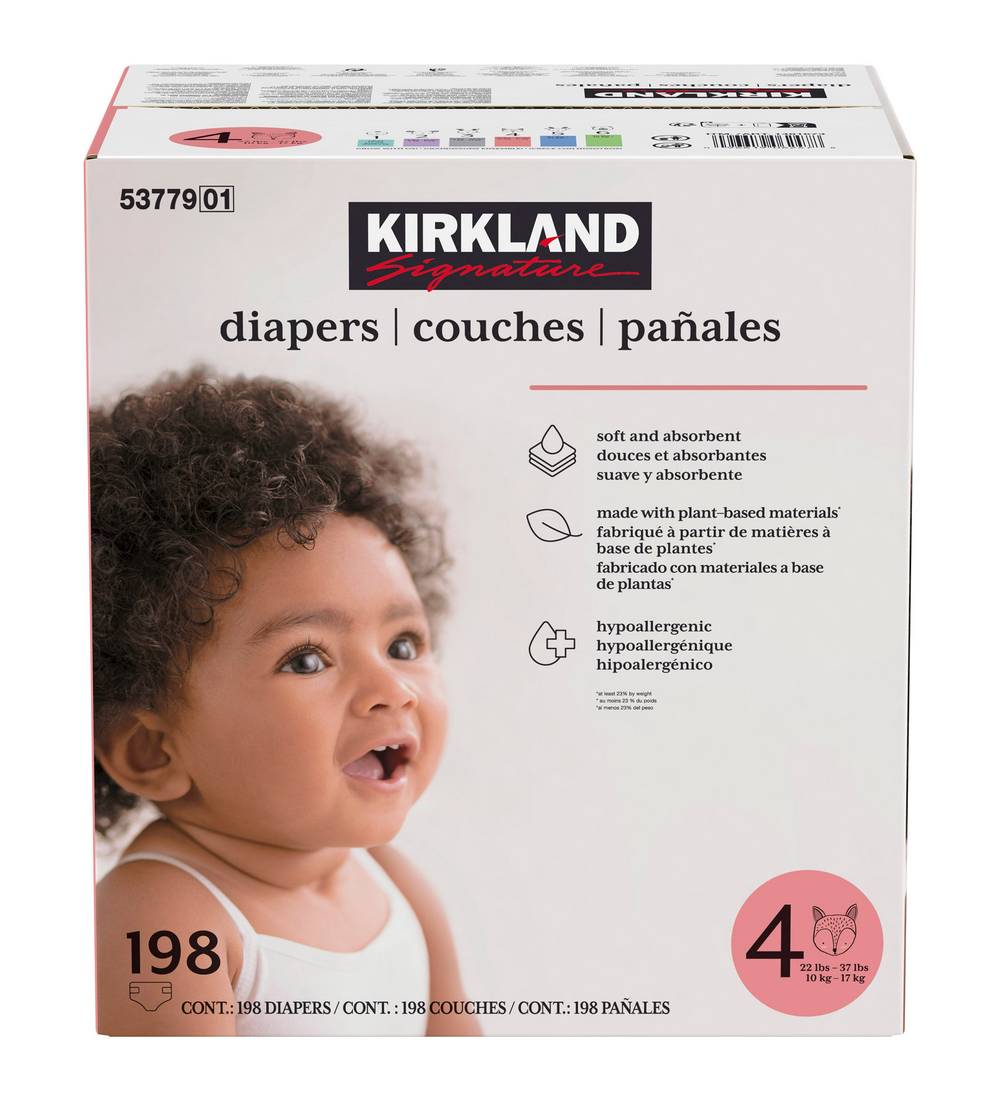 Kirkland Signature – Couches, Taille 4 / Kirkland Signature Diapers, Size 4