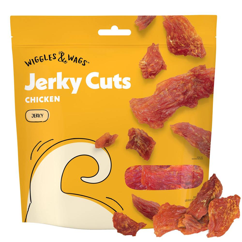 Wiggles & Wags Chicken Jerky Cuts Dog Treats (16 oz)