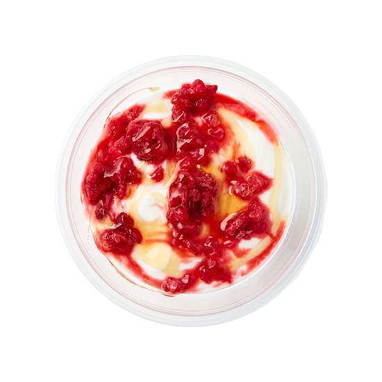 Raspberry Yoghurt Pot