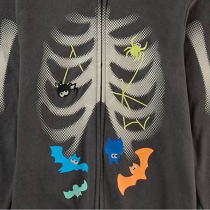 Boys' Halloween Skeleton Union Suit - Cat & Jack  ™ Black XS