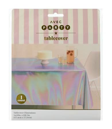 AVEC Party Table Cover Iridescent