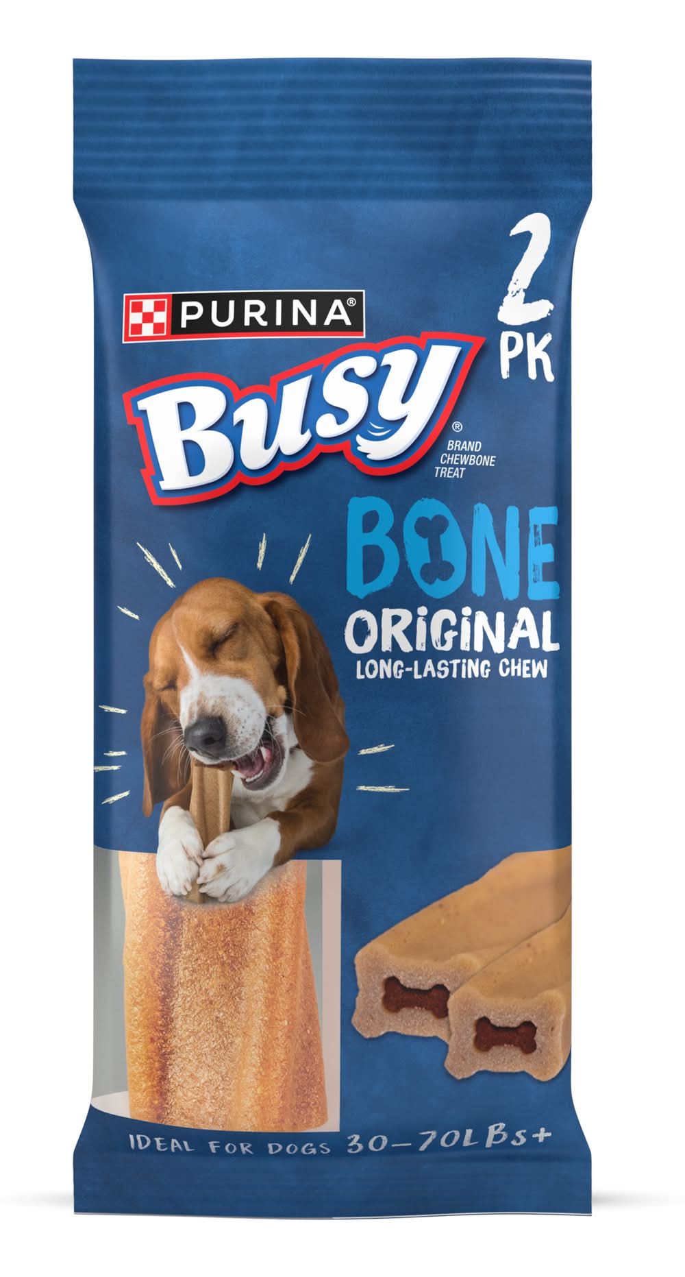 Purina Bone Original Treat Dog, S/M (7 oz, 2 ct)