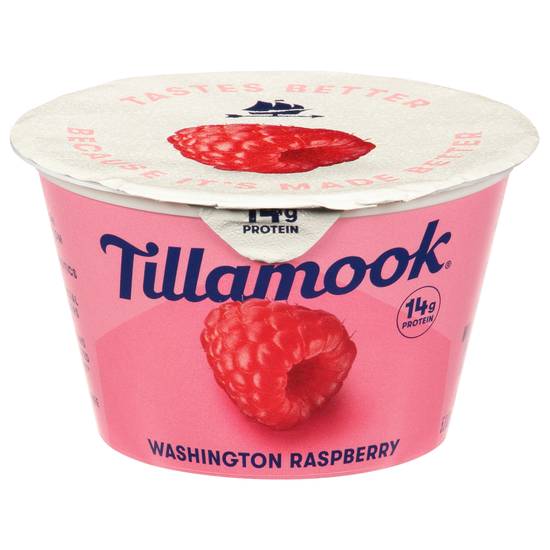 Tillamook Lowfat Greek Washington Raspberry Yogurt (5.3 oz)