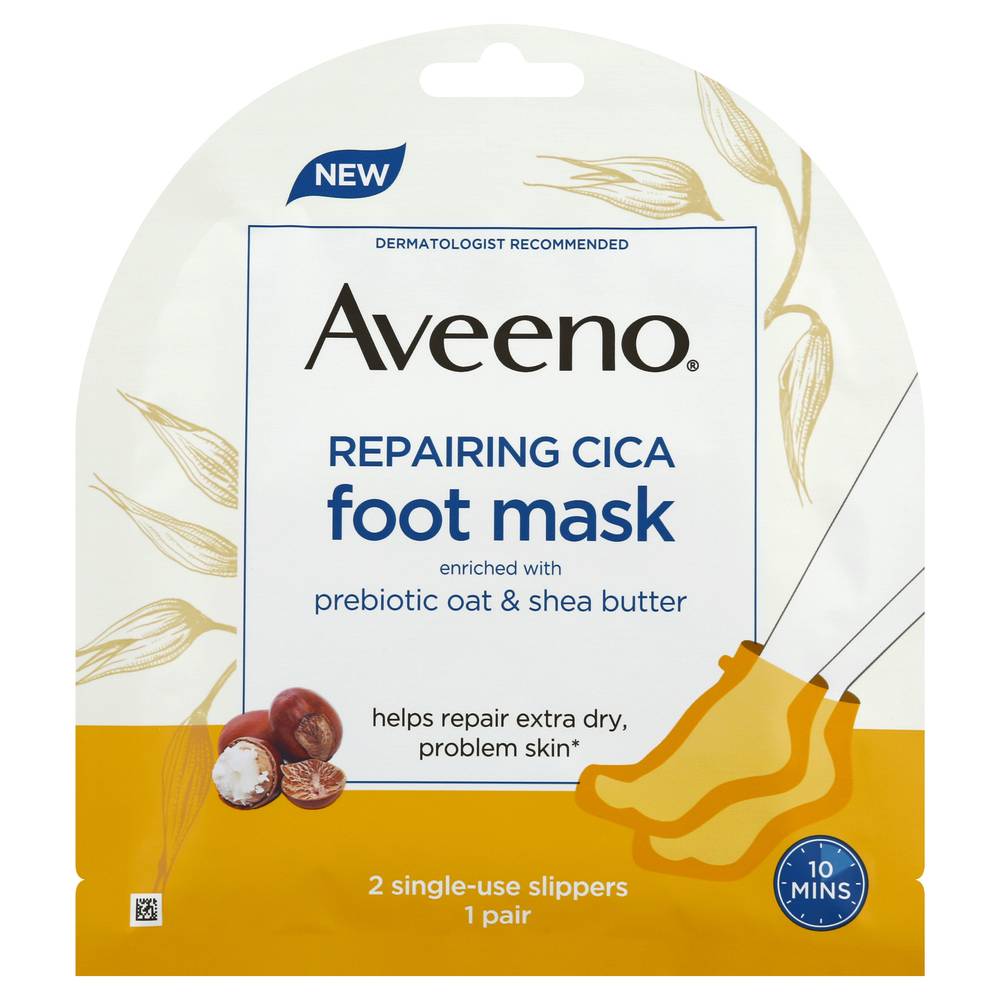 Aveeno Repairing Cica Foot Mask