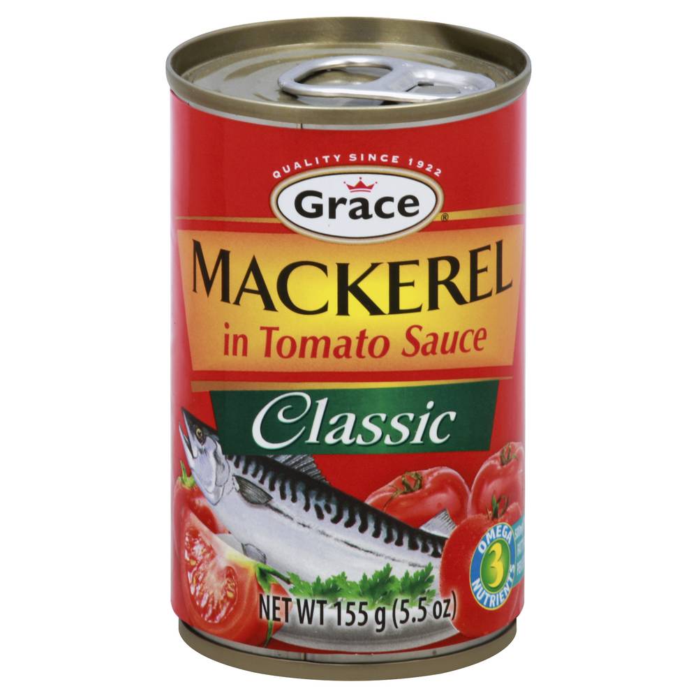 Grace Mackerel Classic Tomato Sauce (5.5 oz)