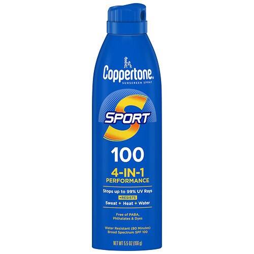 Coppertone Sport Sunscreen Spray SPF 100 - 5.5 oz