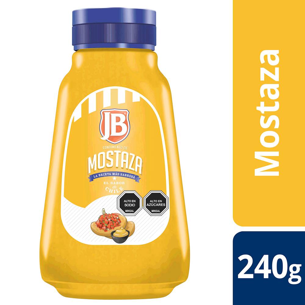 Jb mostaza regular botella (240 g)