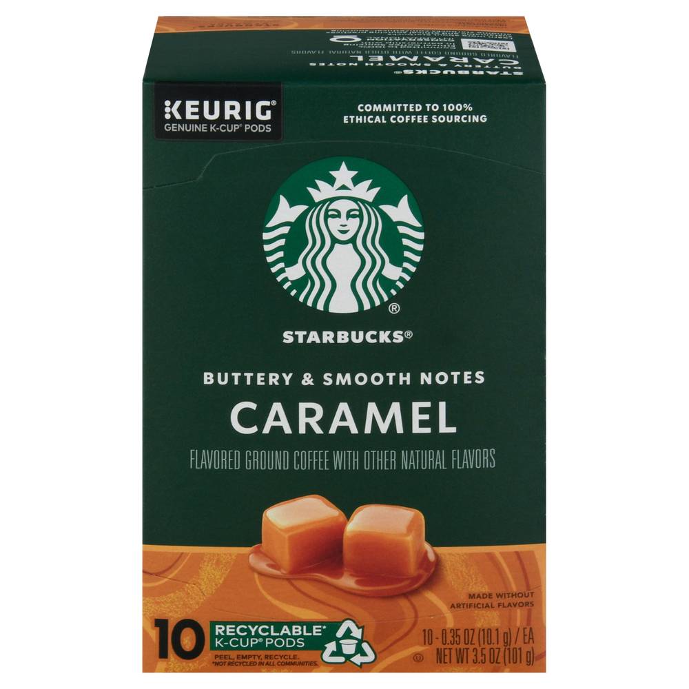 Starbucks Caramel Ground Coffee K-Cup Pods (3.5 oz)