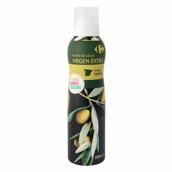 Aceite de oliva virgen extra Carrefour spray 200 ml.