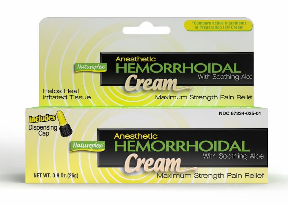 Natureplex Anesthetic Hemorrhoidal Cream (0.9 oz)