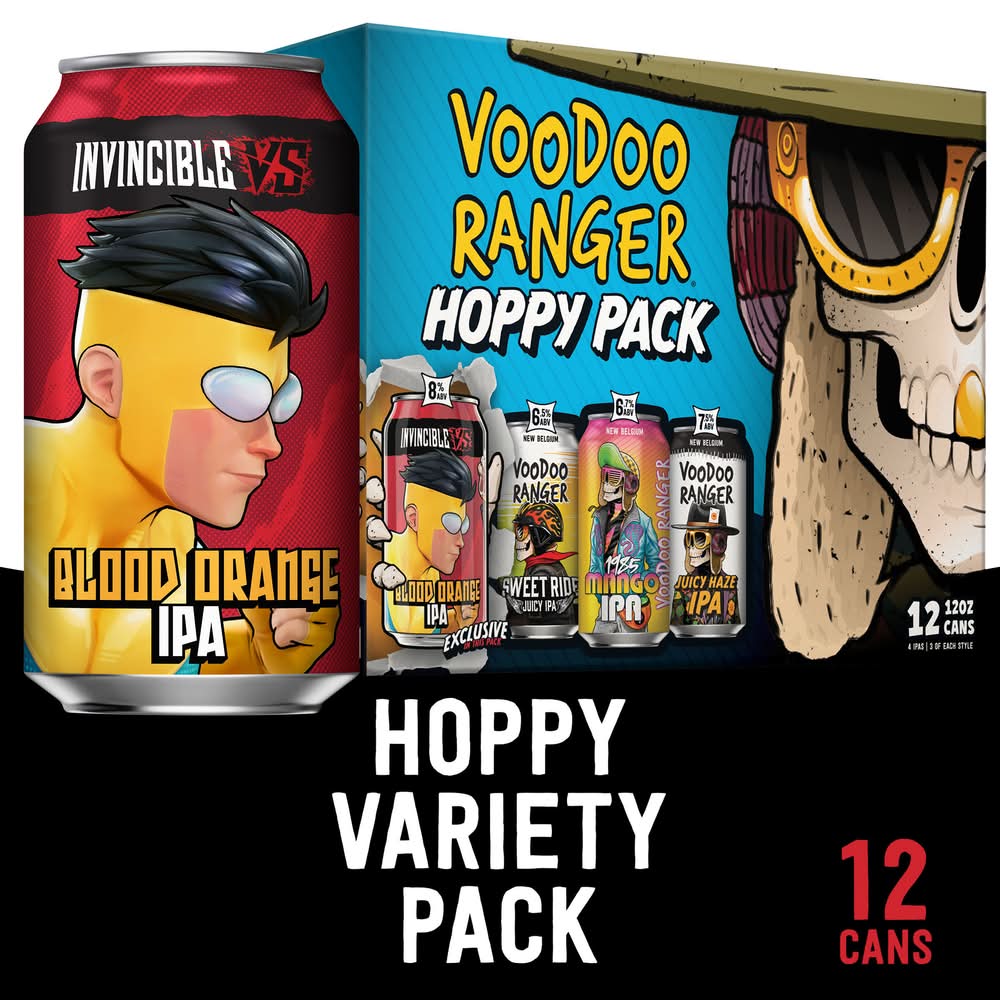 New Belgium Voodoo Ranger Hoppy Beer Variety pack (12 x 12 fl oz)