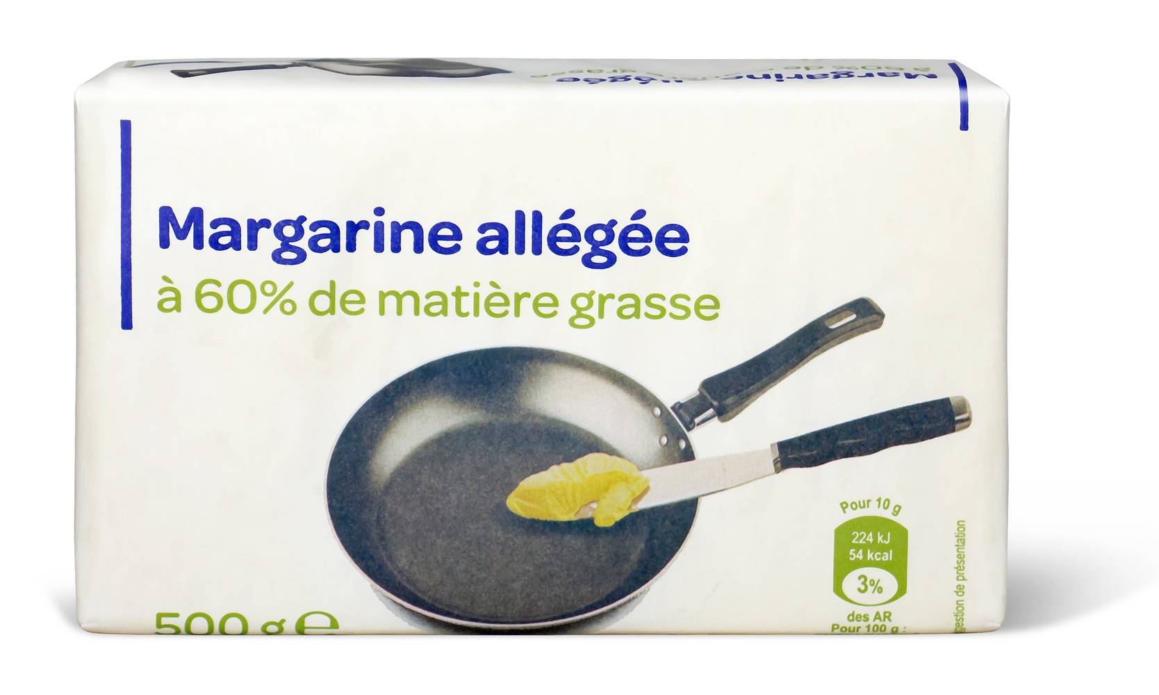 Carrefour - Margarine allégée 60% matières grasses (500g)